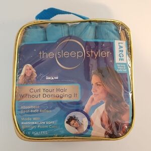 The Sleep Styler Blue Hair Rollers